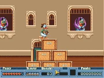 QuackShot Starring Donald Duck ~ QuackShot - I Love Donald Duck - Guruzia Ou no Hihou (World) (v1 screen shot game playing